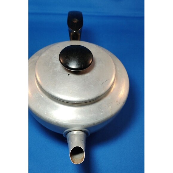 Mirro 1536M 6 Cup Aluminum Coffee Tea Pot Bakelite Handle Vintage MCM USA - Picture 5 of 9